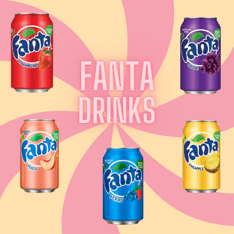 Fanta Imported Soda Drinks