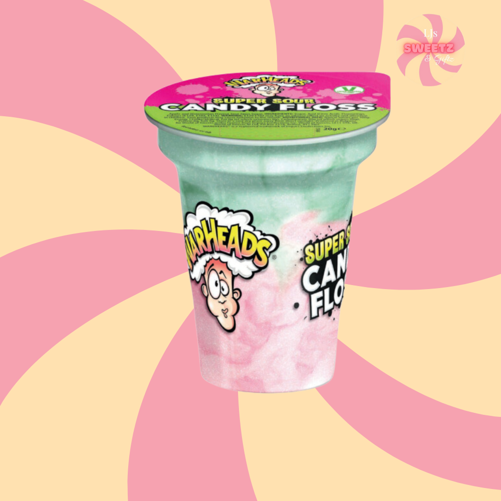 Warheads Super Sour Candy Floss Cup