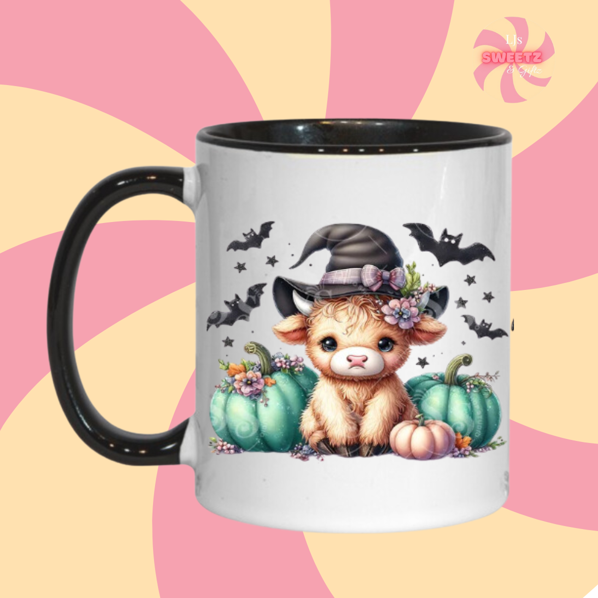 Highland Cow Witch Mug